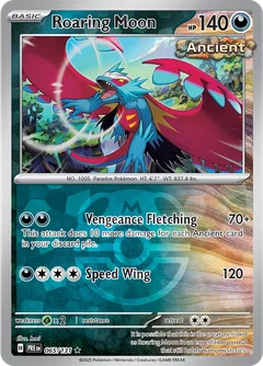 Roaring Moon Master Ball Holo 65